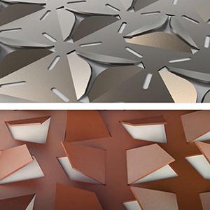 3D perforated decorative panel 3D perforated decorative panel